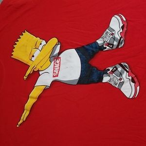 VINTAGE FLYING HORSE BARTMAN SAVAGE T SHIRT